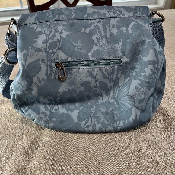 Sakroots beautiful blue pocketbook. Measures 12” W by 10” D. Excellent condition - Picture 4 of 4